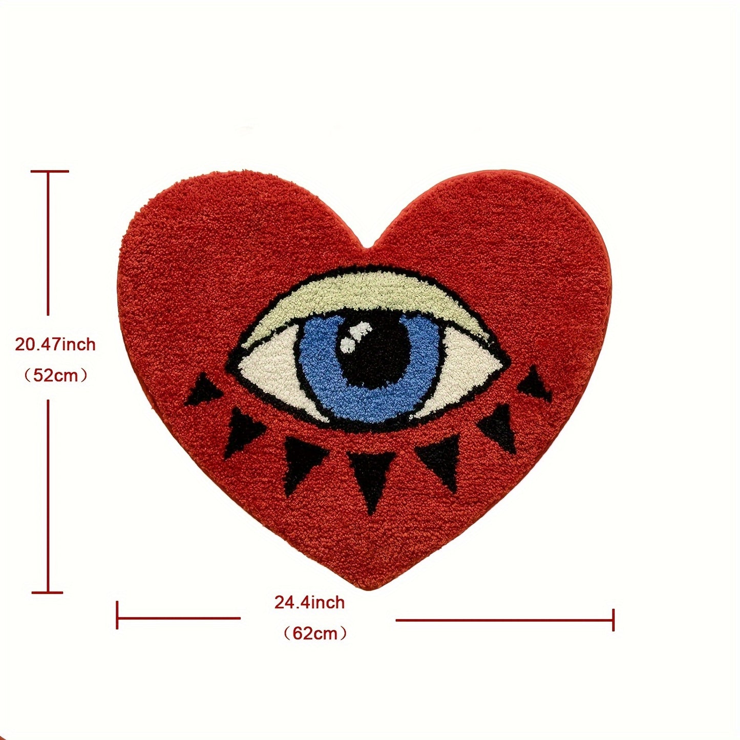Evil Eye Shape Bathroom Mat