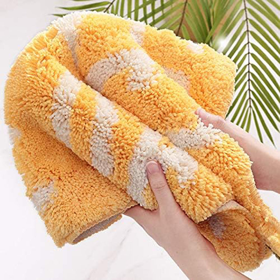 Fruit Lemon Cute Water Absorbent Bath Mat