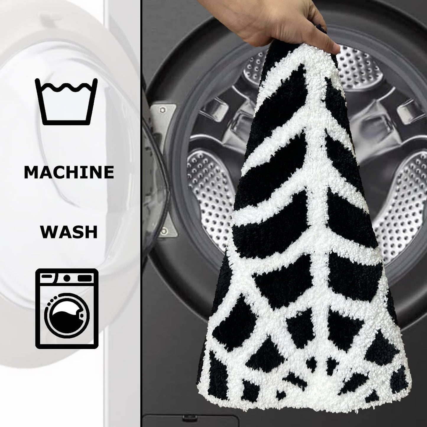 Halloween Spider Web Bath Mat