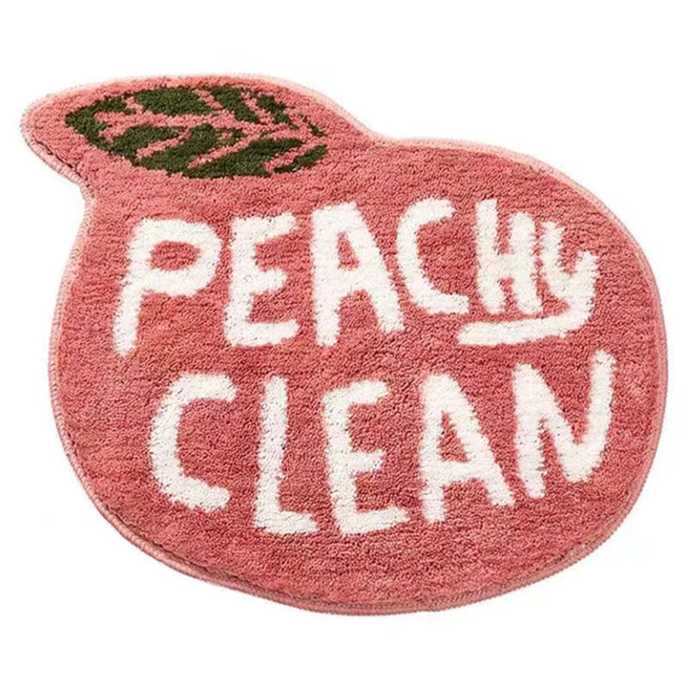 Funny Fruit Anti slip Peachy Clean Bath Mat Rug