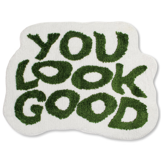 You look good bath mat