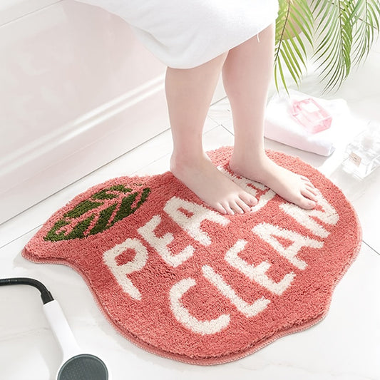 Funny Fruit Anti slip Peachy Clean Bath Mat Rug