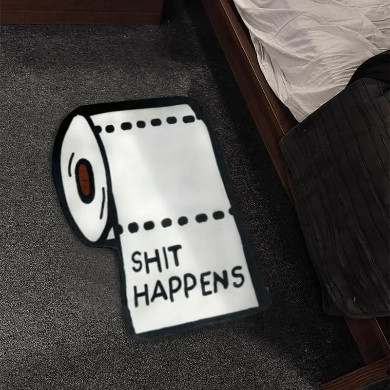 Toilet Papper Shape Bath Mat
