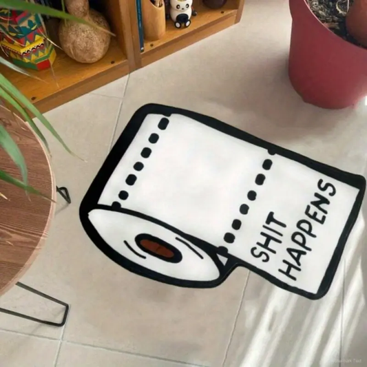 Toilet Papper Shape Bath Mat