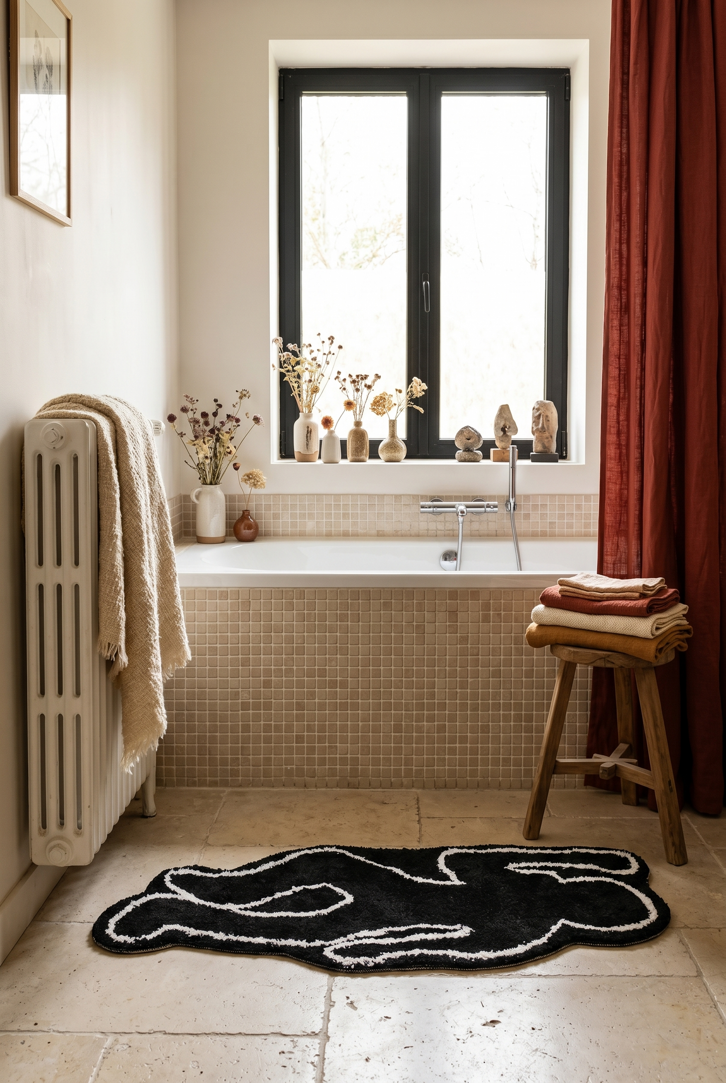 Humanoid Shape Bath Mat