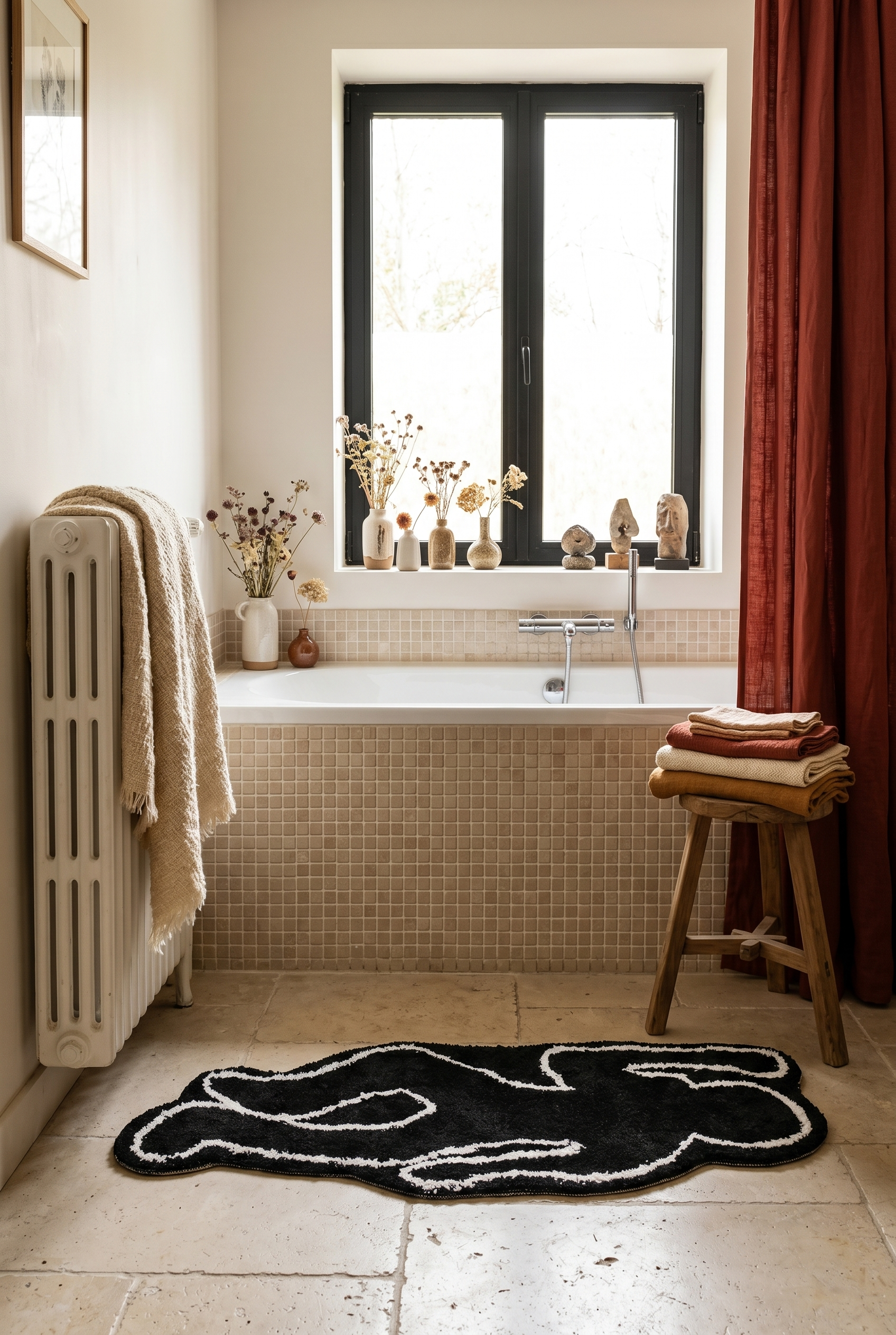 Humanoid Shape Bath Mat