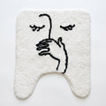 Fnny U Shape Bath Mat