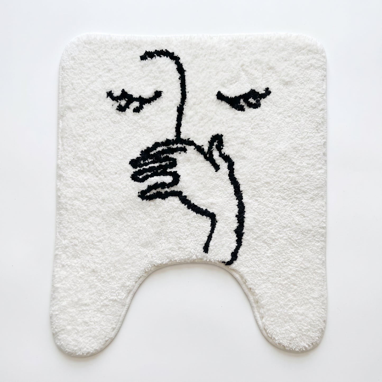Fnny U Shape Bath Mat