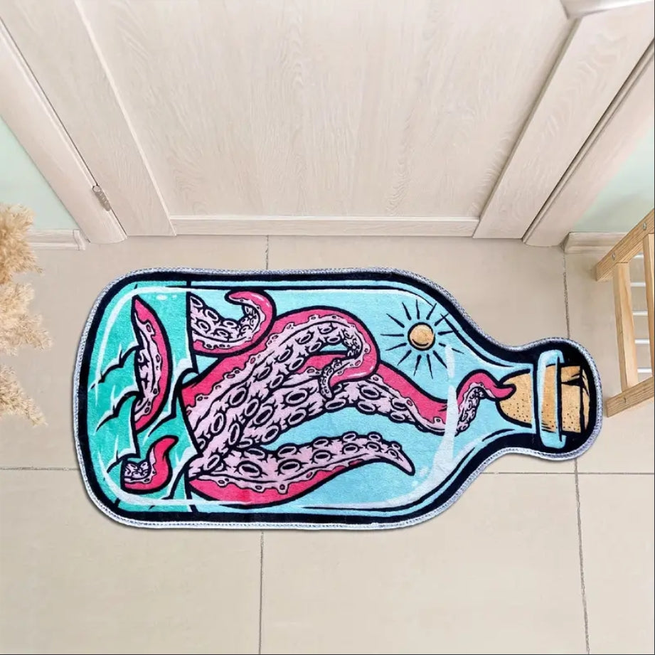 Drift Bottle Bath Mat