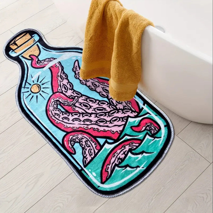 Drift Bottle Bath Mat