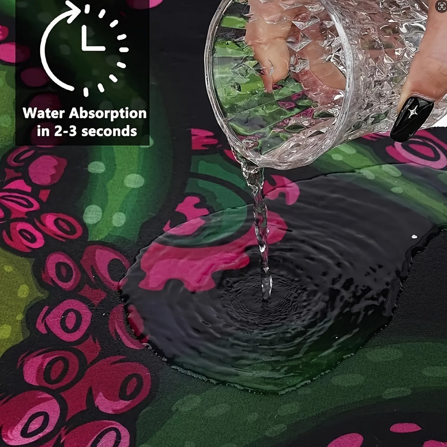 Pink Octopus Bath Mat