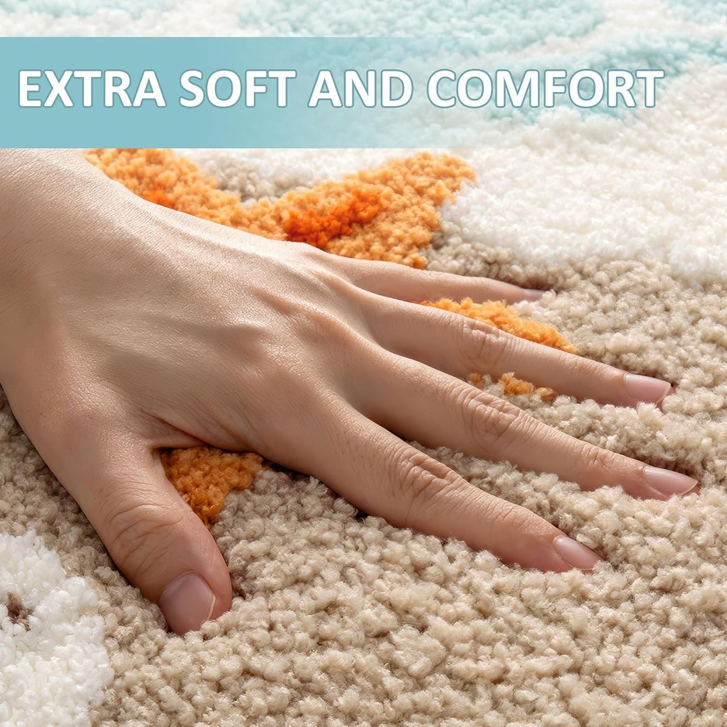 Ocean Beach Shower Bath Rug