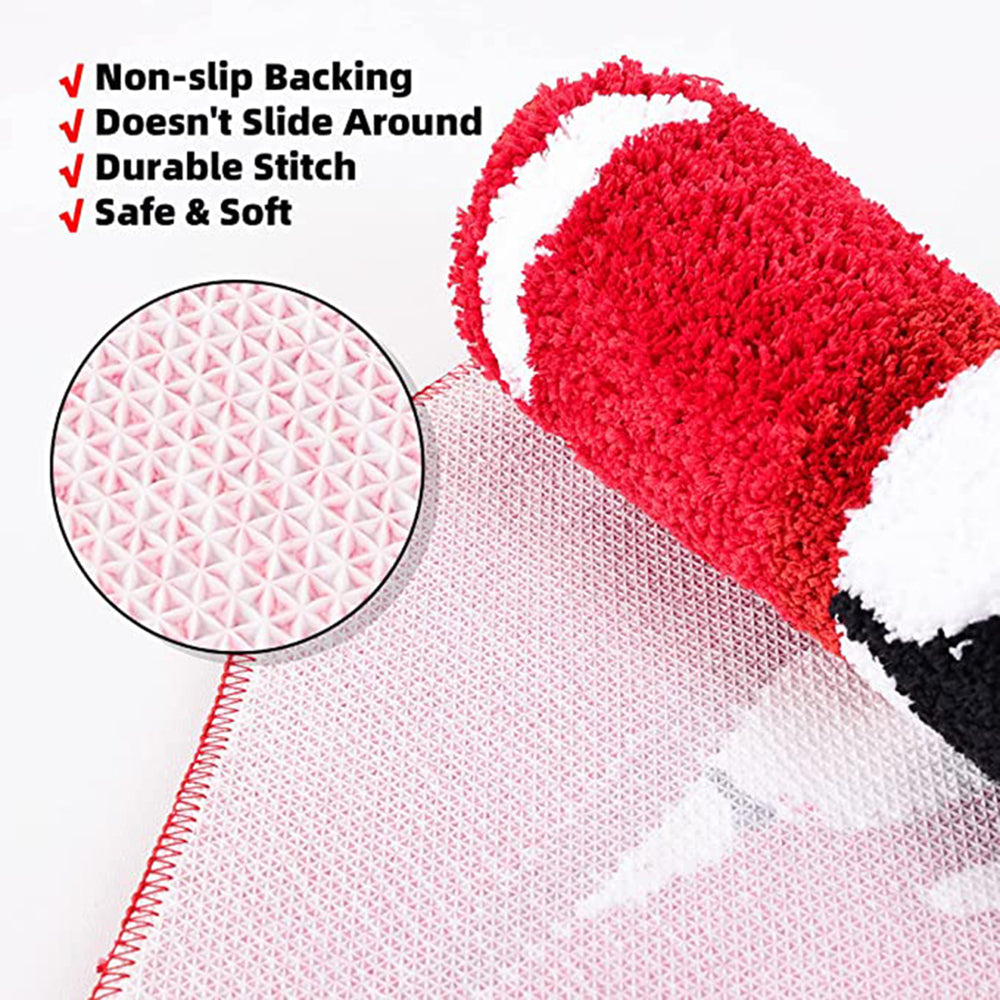Lip Shape Bathroom Mat