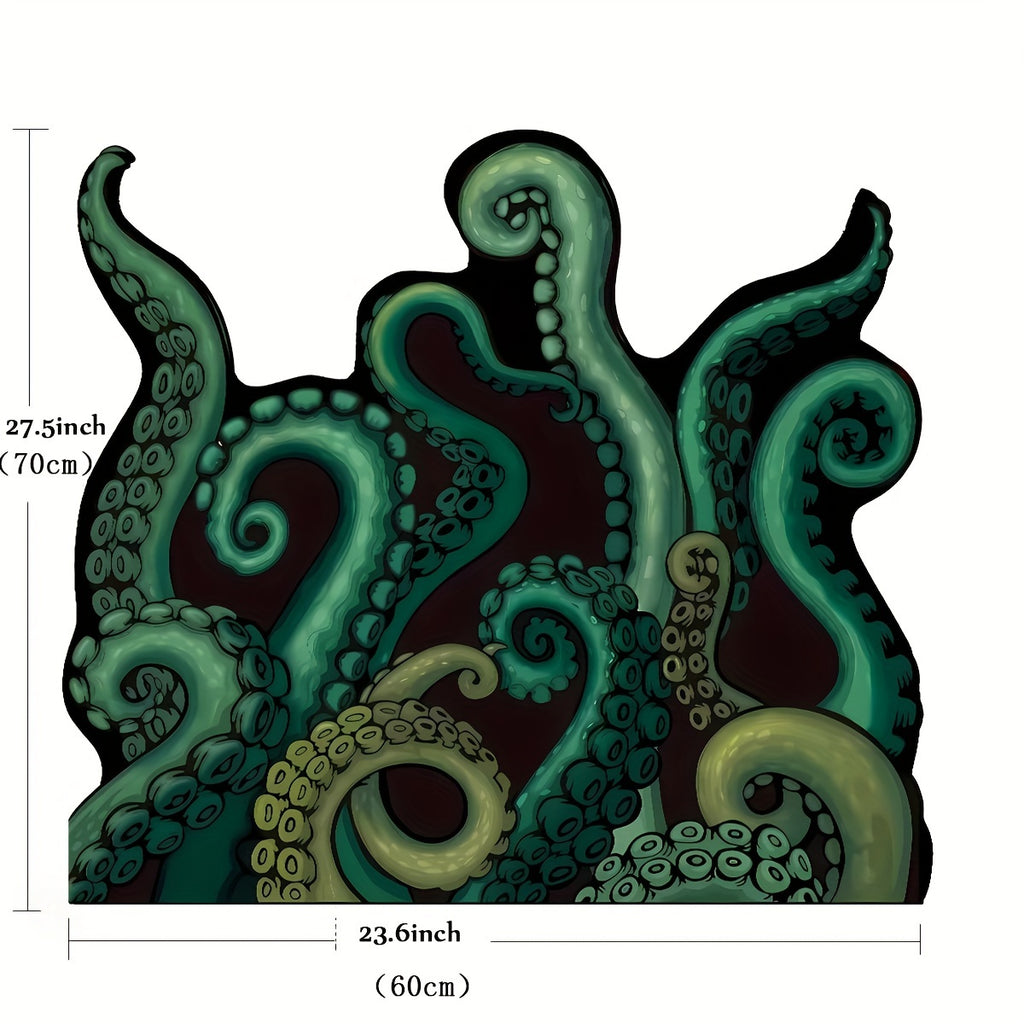 Green Octopus Bath Mat