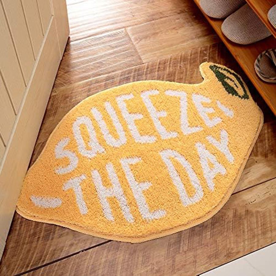 Fruit Lemon Cute Water Absorbent Bath Mat