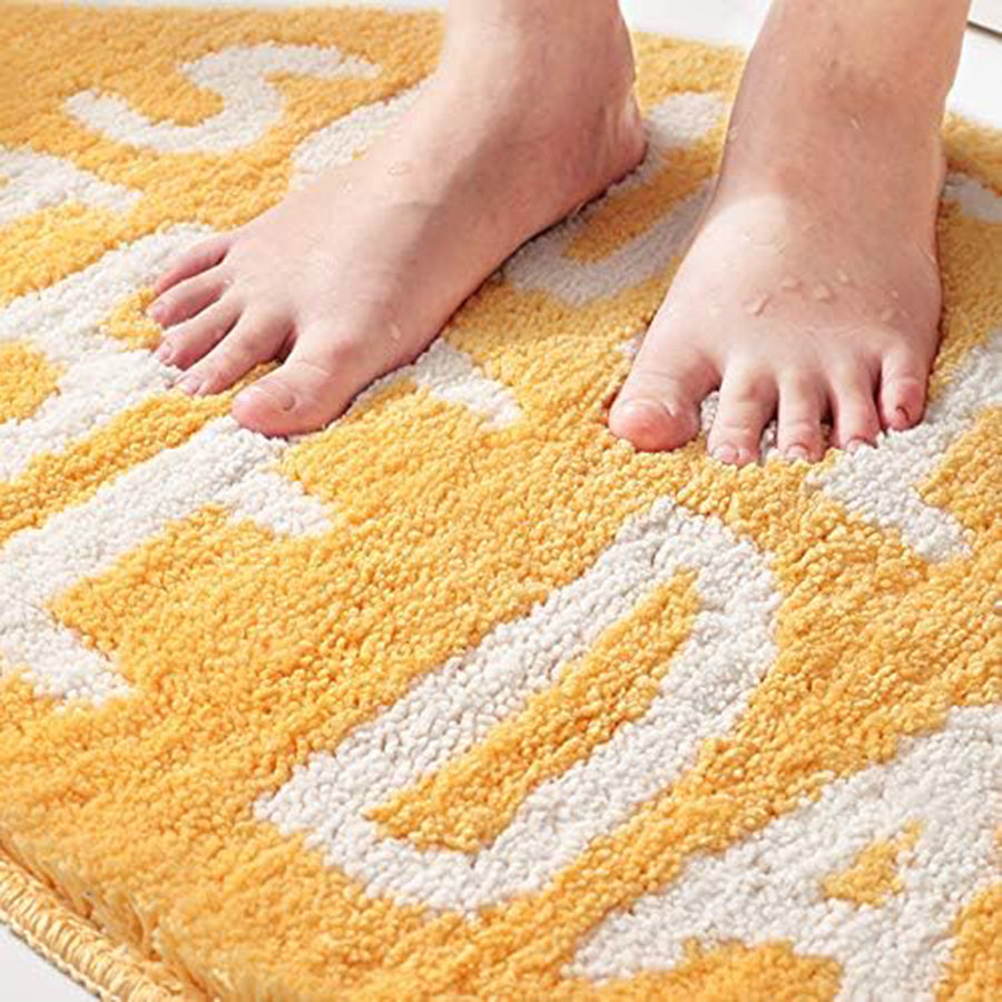 Fruit Lemon Cute Water Absorbent Bath Mat