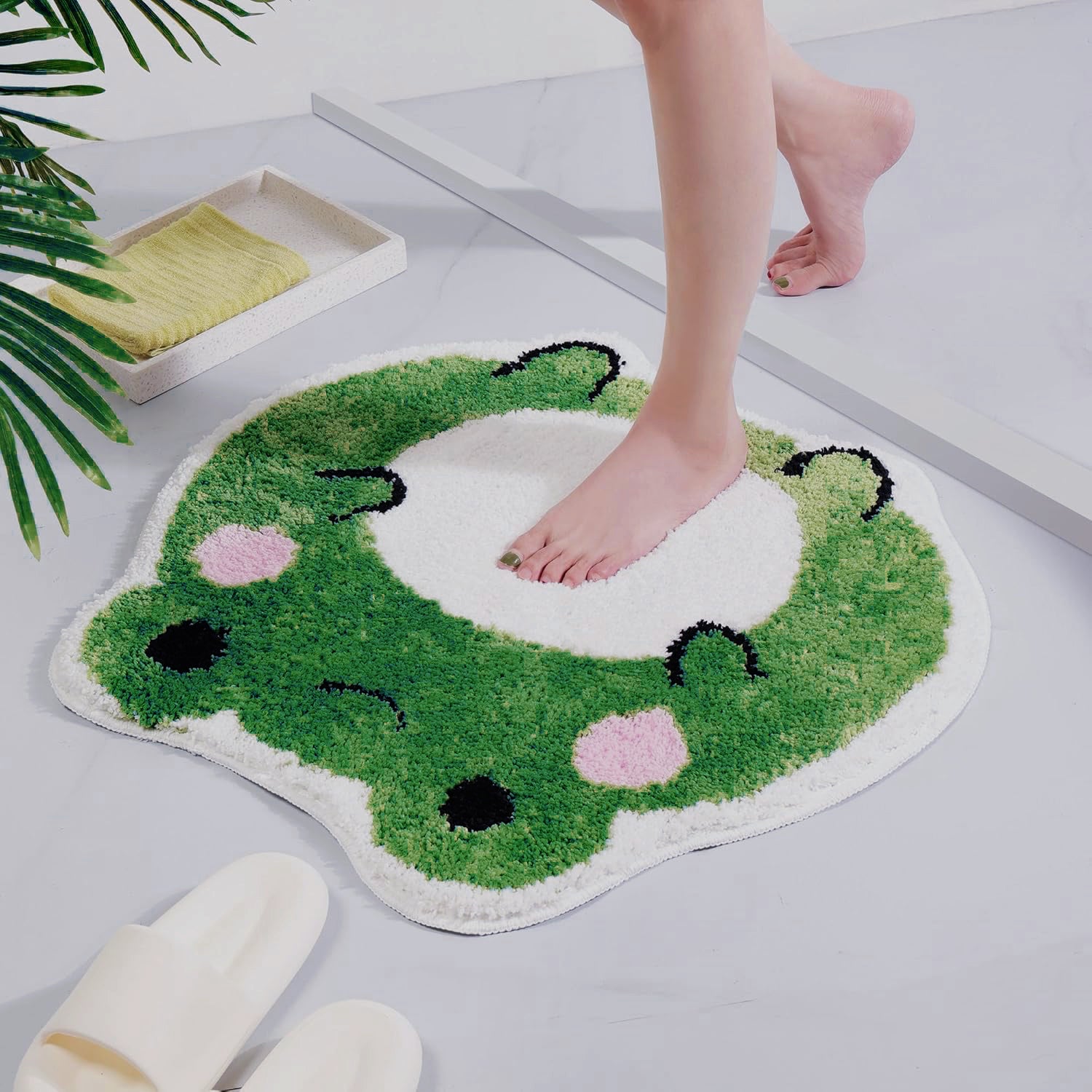 Cute Non Slip Frog Bath Mat