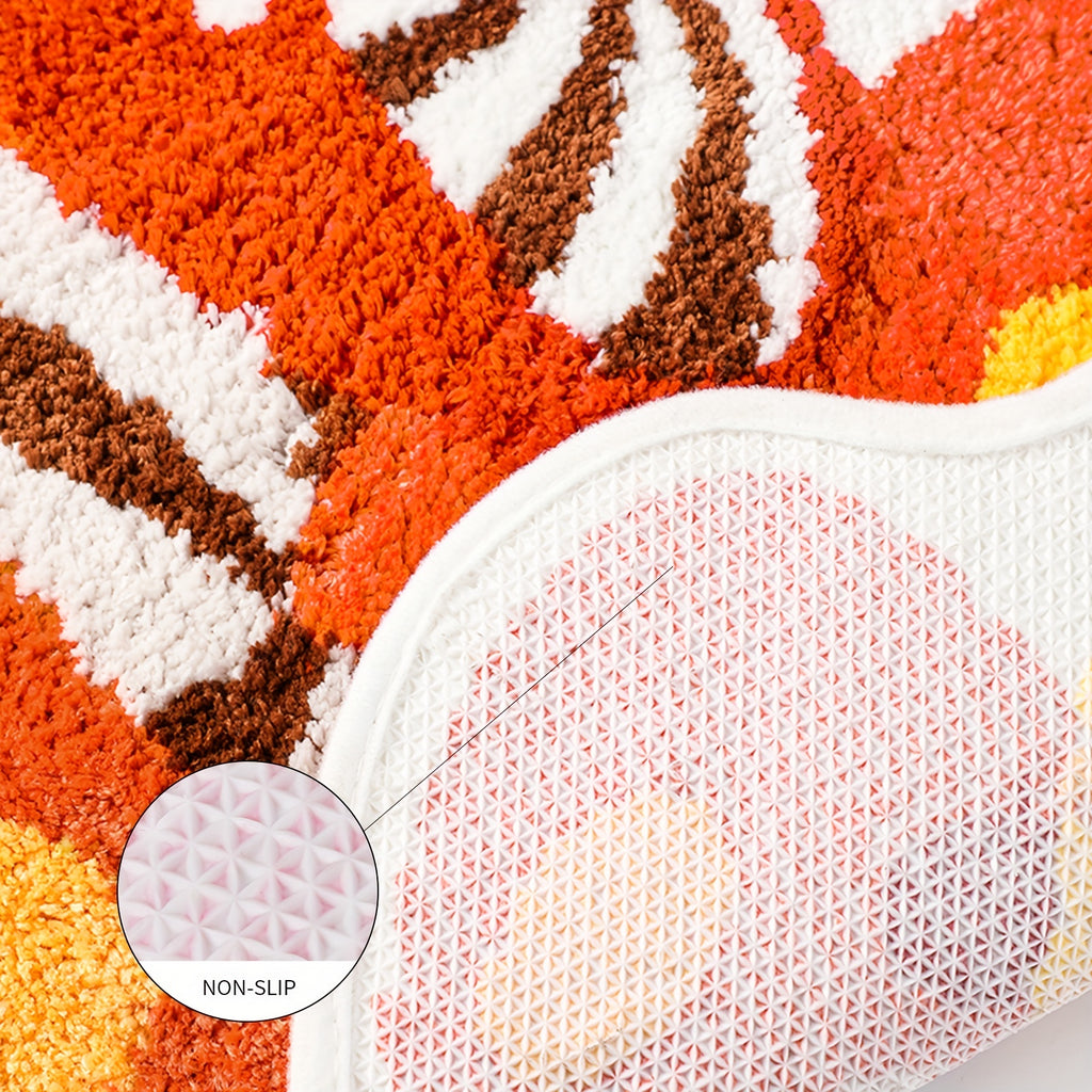 Cut Mushroom Bath Mat