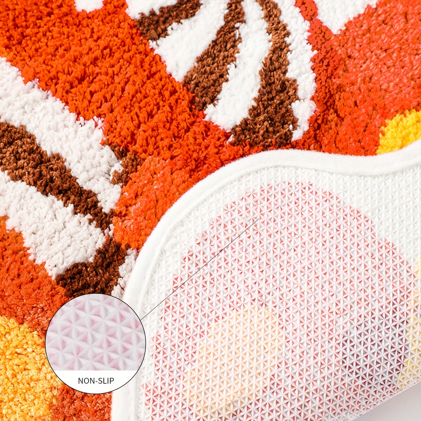 Cut Mushroom Bath Mat