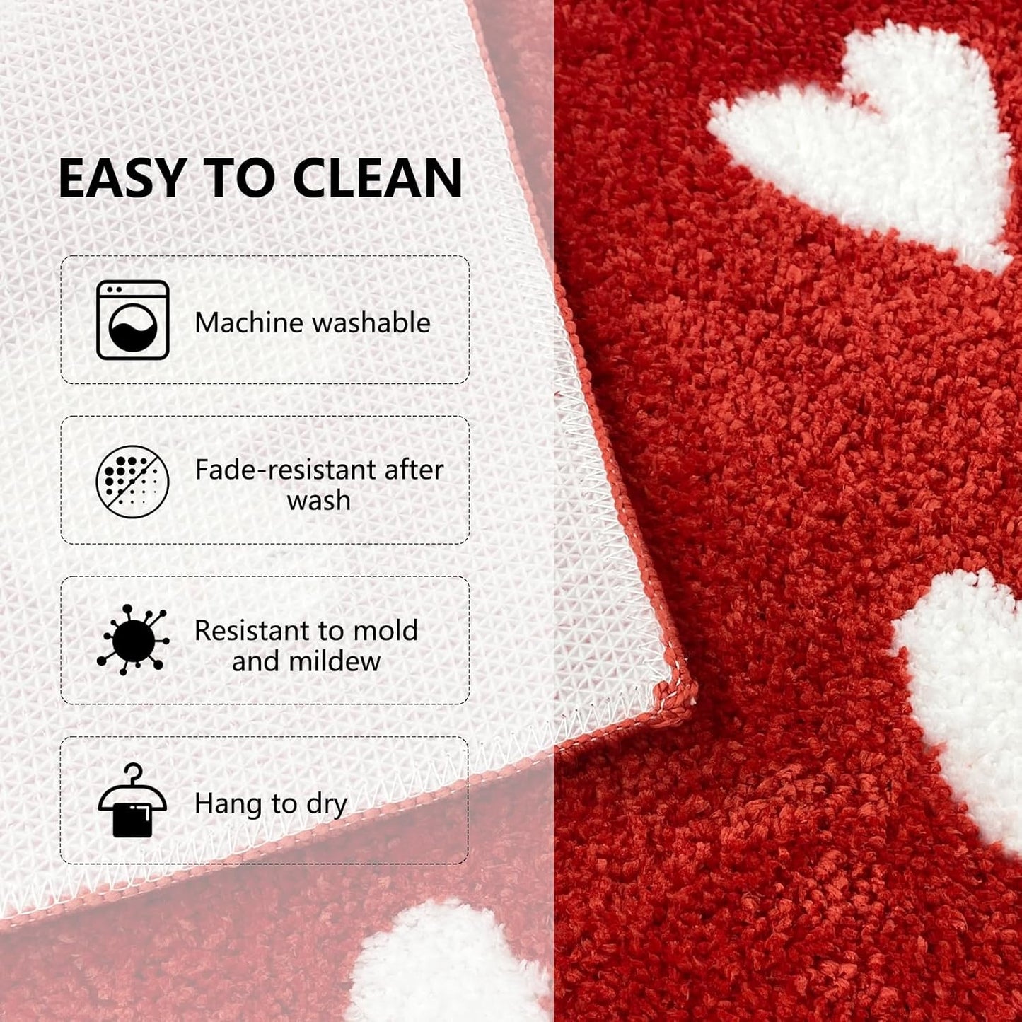 Love Theme Bath Mat