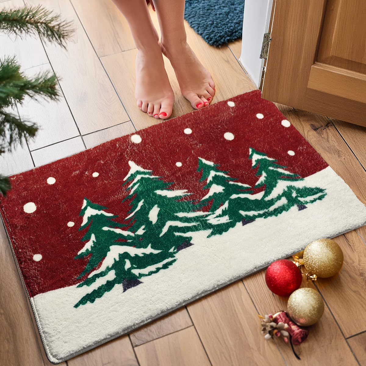 Christmas Bath Mat
