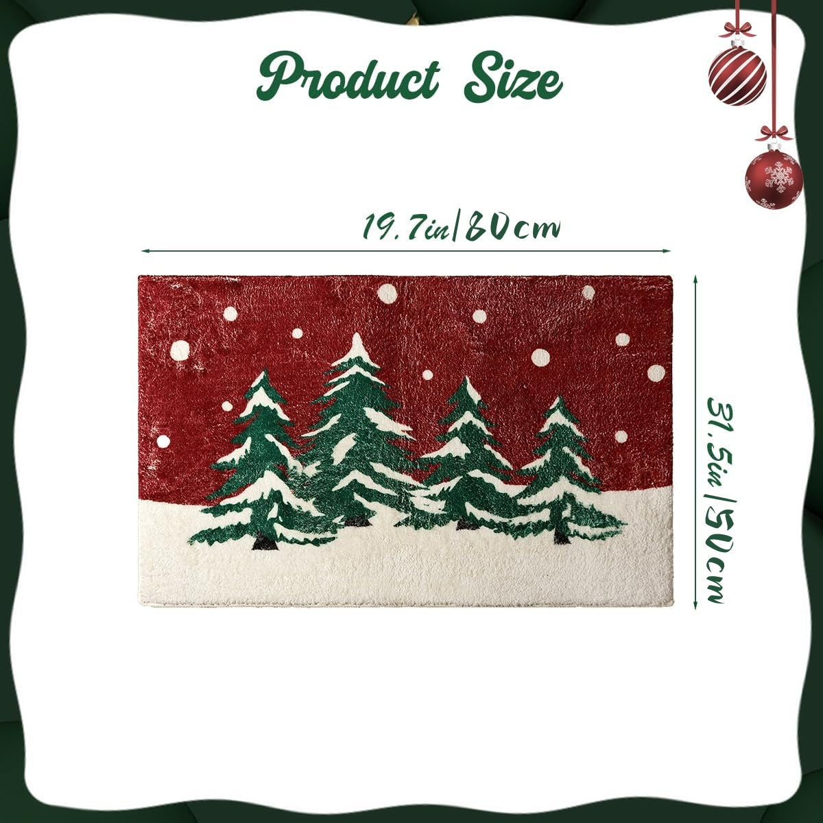 Christmas Bath Mat