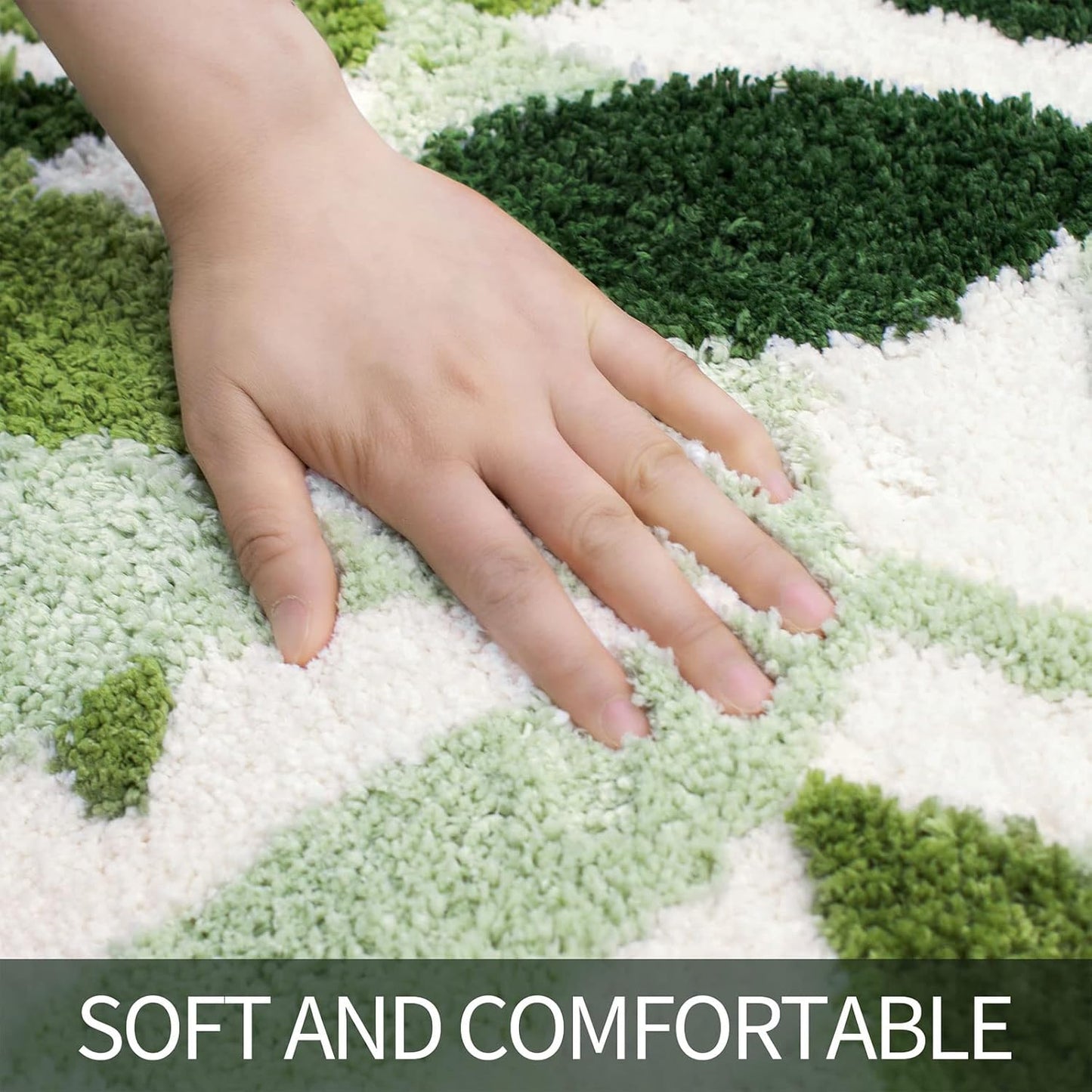 Leave Plant Bath Mat
