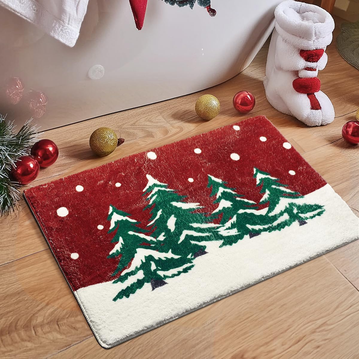 Christmas Bath Mat
