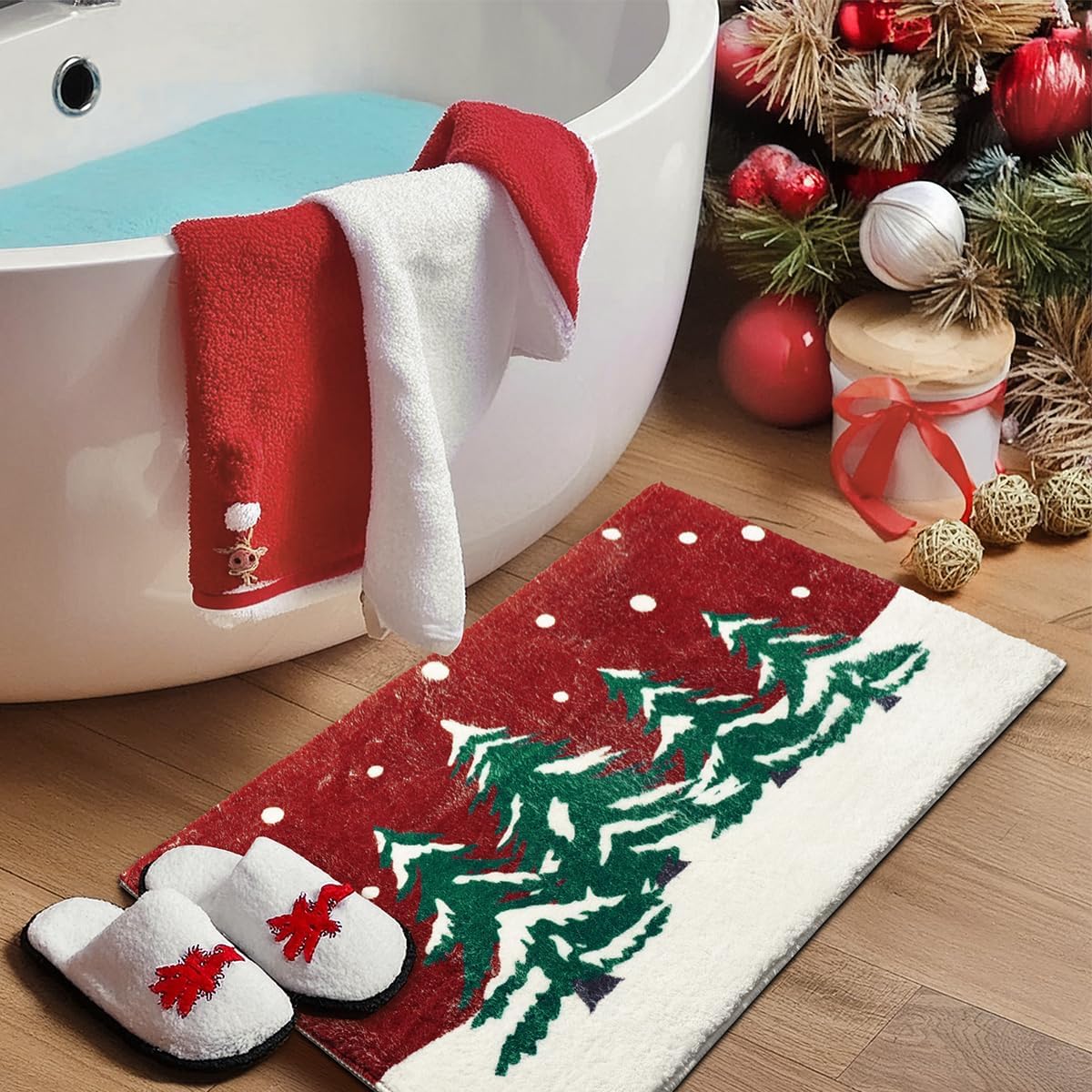 Christmas Bath Mat