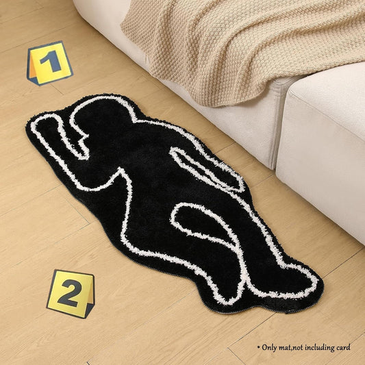 Humanoid Shape Bath Mat
