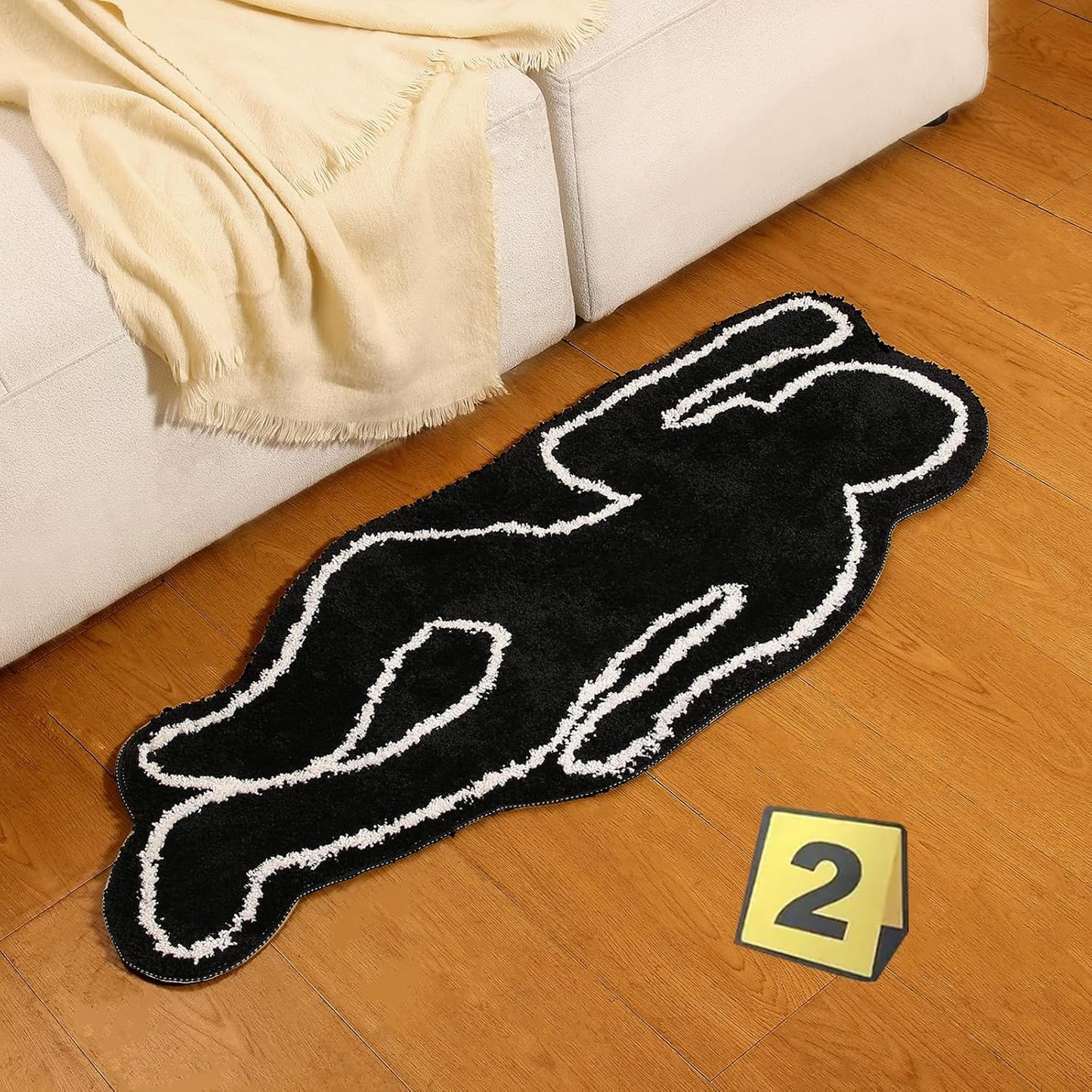 Humanoid Shape Bath Mat