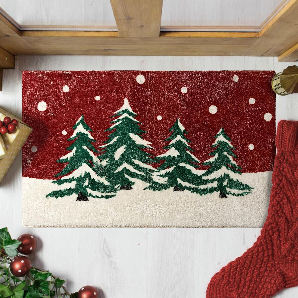 Christmas Bath Mat