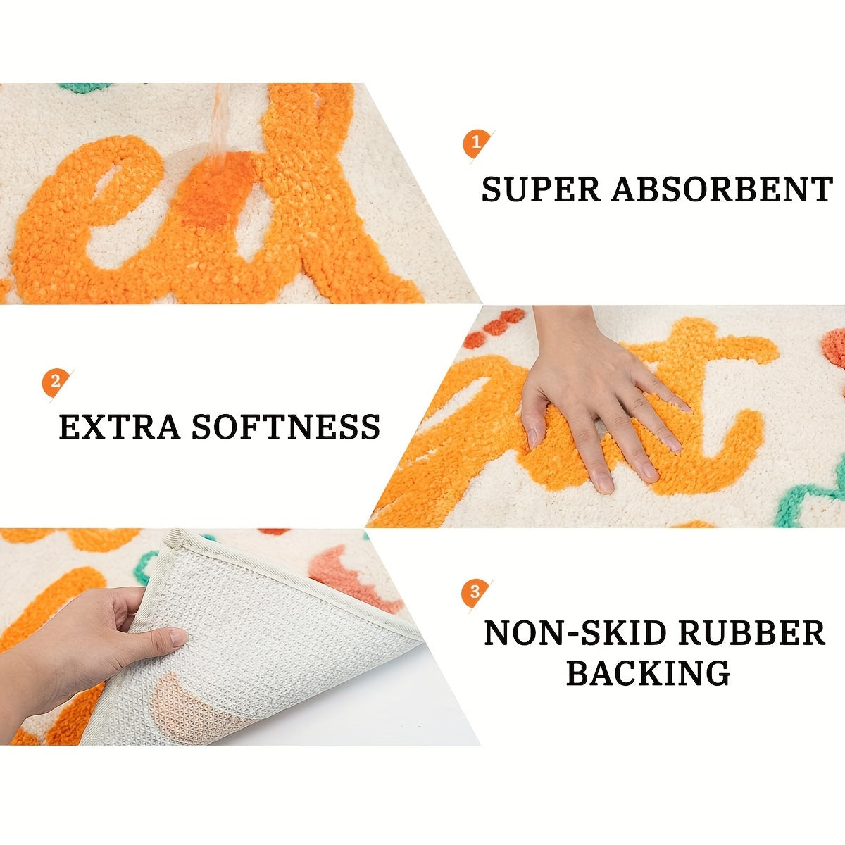 Flower Get Naked Bath Mat