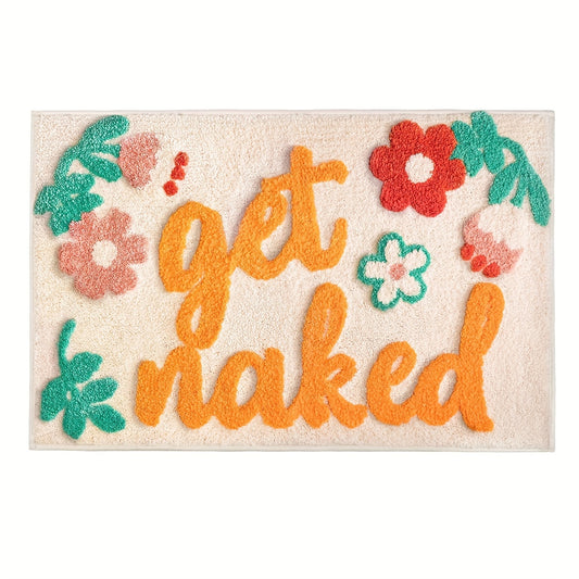 Flower Get Naked Bath Mat