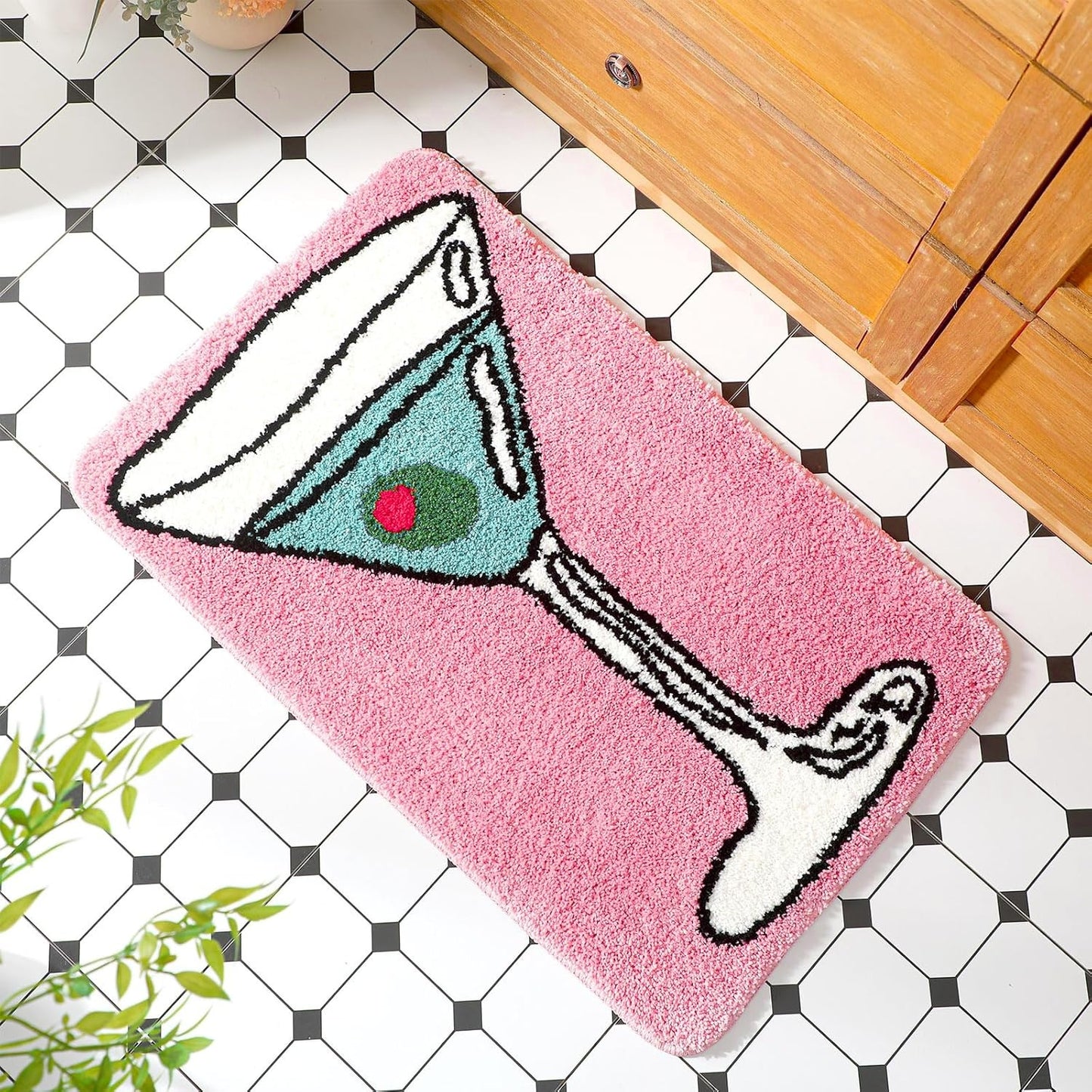 Pink Martini Gift Dirty Bathroom Shower Rugs