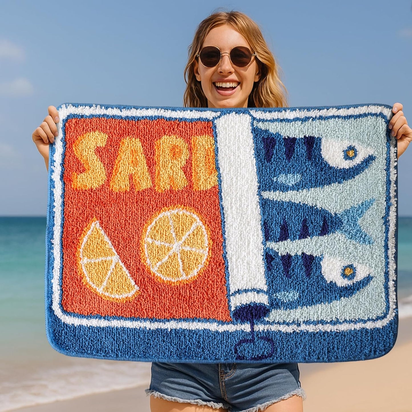 Sardine Can Bath shower Mat