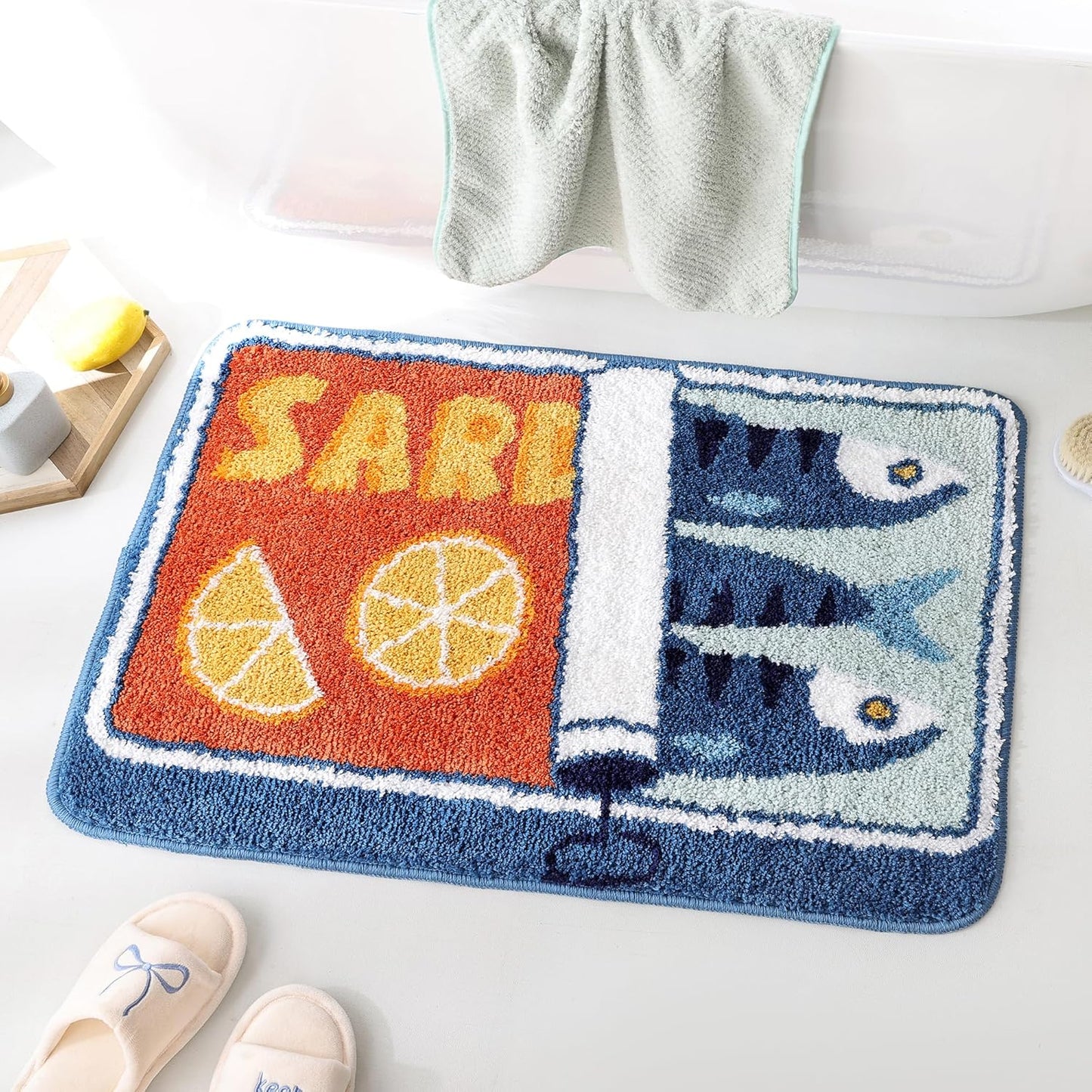 Sardine Can Bath shower Mat