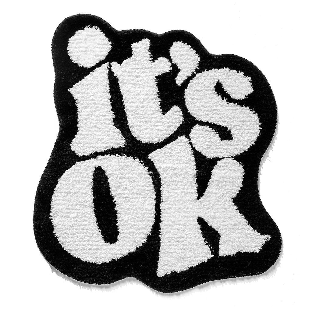 It's OK pink bath mat
