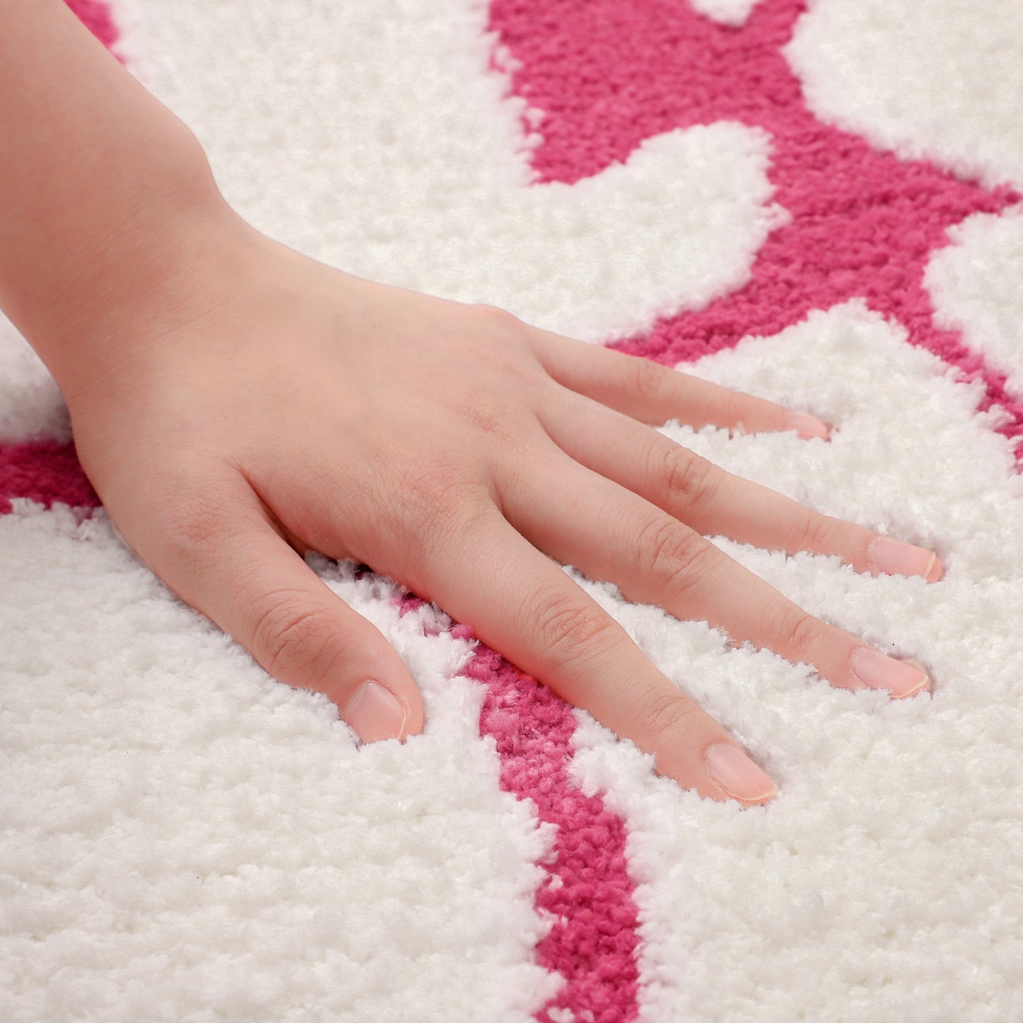 It's OK pink bath mat