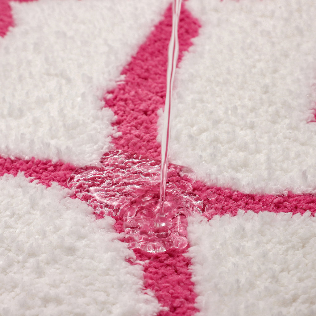 It's OK pink bath mat