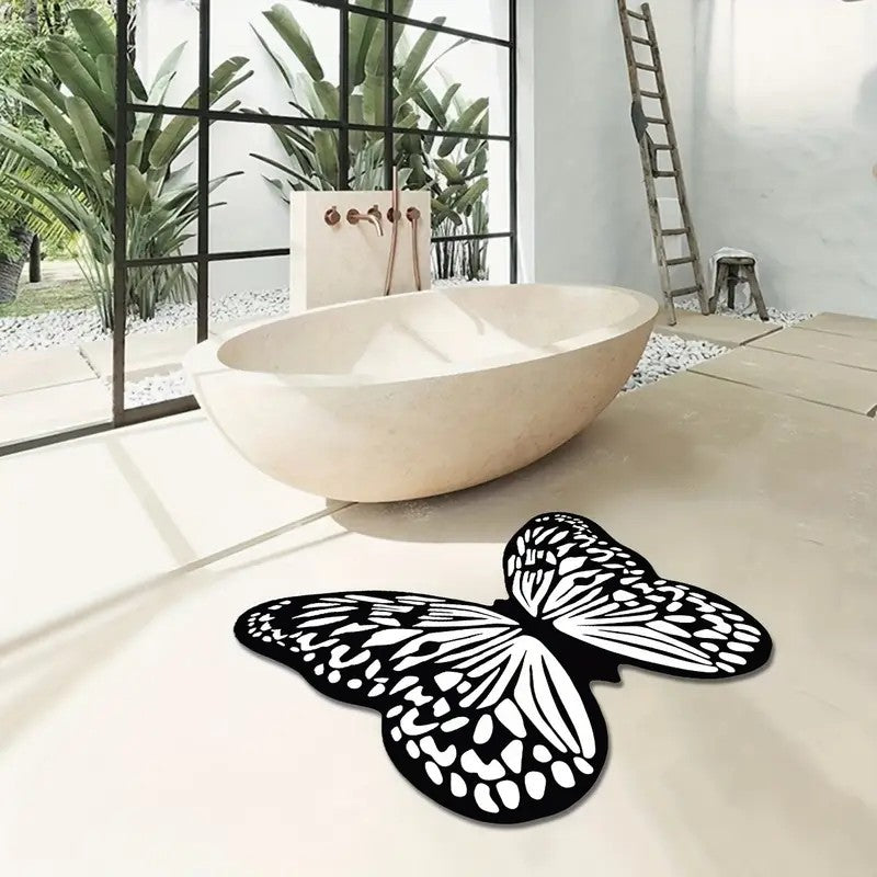 Butterfly Shape Bath Mat