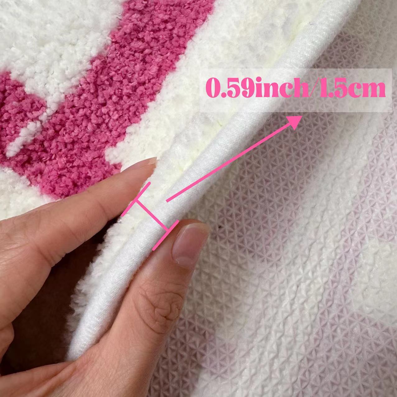 Pink Chill Pill Bathroom Mat